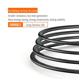 6FT Power Cord for QFX PBX-100 PBX-152 PBX-151 PBX-61155 PBX-61151 PBX-710700BTL PBX-61083 PBX-61081bt/bl PBX-61160 PBX-61158 Portable Bluetooth Party Speaker Power Cord Cable Replacement [UL Listed]