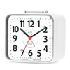 Acctim Parker Non-Ticking Sweep Loud Bell Alarm Clock (White)