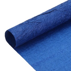 sourcing map Flower Wrapping Paper, 10 Roll Waterproof Bouquet Crepe Paper Streamer Sheet for Crafts Birthday Gift Florist Packing Party (Dark Blue, 23.6 x 23.6 Inch)