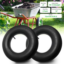 Artilife 2 Pack Tire Tube,Inner Tube Lawn Tractor Tire for Lawn Mower, ATVs, Go-Karts and More (4.80/4.00-8)