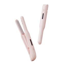 Eavalcro Cordless Hair Straightener with Negative Ion Technology, Curls & Straight Hair - Compact Travel Styler, 3 Temp Settings, Type-C Charging, 30 Min Runtime​