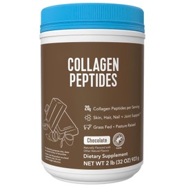 Generic Vital-Proteins Chocolate Collagen Peptides Powder, 32 oz (2 lbs), Grass-Fed, Pasture-Raised, Hydrolyzed Collagen Powder