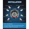 Keiurot Speedometer Cluster LED Retrofit Bulb Kit Replacement Led Bulb