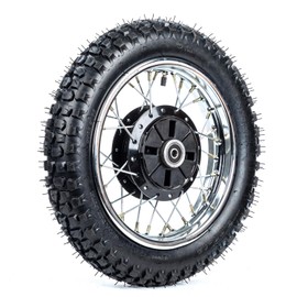 SUNQIAO PW80 Rear Wheel, Rim and Tyres for Yamaha PW80 PY80 PEEWEE 80CC KID BIKES