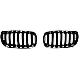 Upgrade Your Auto Replacement Black Chrome Plastic Driver Side Grille - CRSHX01003