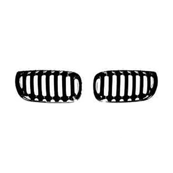 Upgrade Your Auto Replacement Black Chrome Plastic Driver Side Grille