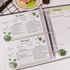 Recipe Binder with Clear Protective Plastic Sleeves, 8.5x11 3 Ring