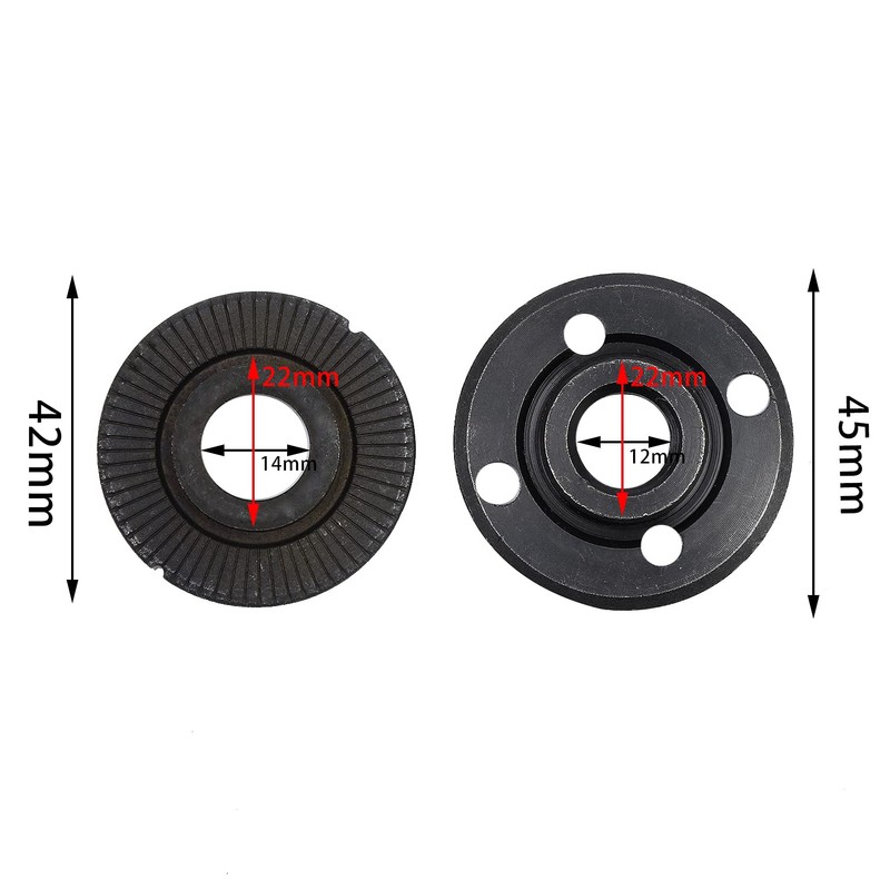 Angle Grinder Disc Holder Lock Nuts Set Compatible with Makita