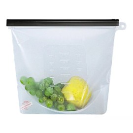 J.H. Company Bolsa Silicon Reusable Antiderrames Herméticas 1500 Ml