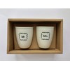 mr & mrs egg cups in a box by east