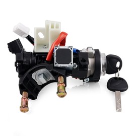 81910-M7110 Ignition Lock Switch Assembly with 2 Keys, Ignition Switch Housing & Cylinder Fit for Kia Forte 2019-2021 Seltos 2021-2023 Soul 2019-2022 Replace OE# 81905-M7140