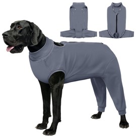 AOFITEE Extra Large Dog Recovery Sleeve, Dog Recovery Suit for Hind Legs, Anti Licking Dog Rear Leg Sleeve for Female Male Dogs, Dog Wound Cover for Rear Leg and Abdomen, Dog Cone Alternative, 2XL