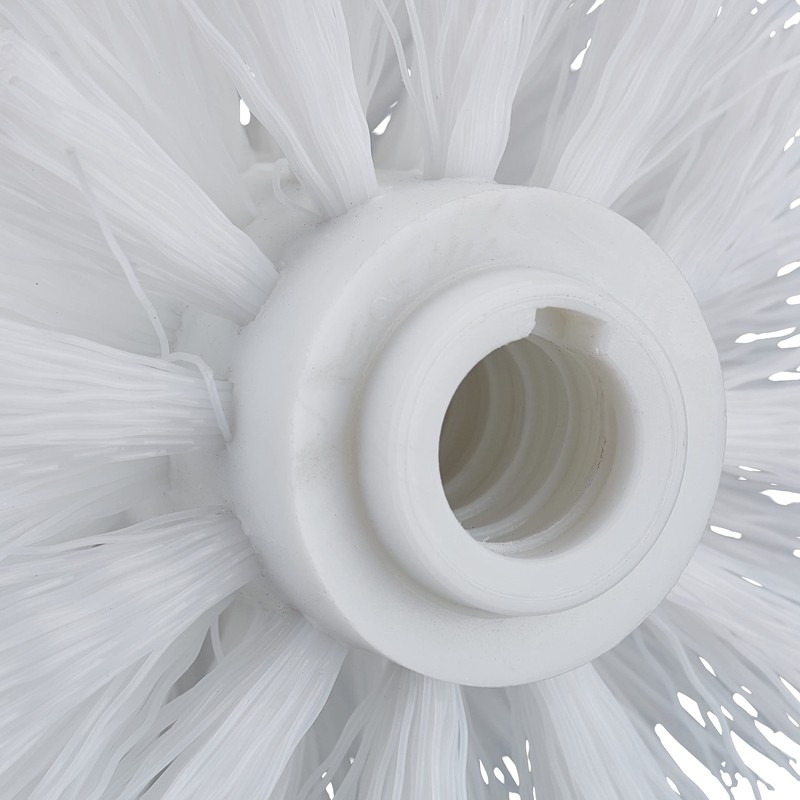 Relaxdays 10 x Toilet Brush Heads, Loose Toilet Brushes, Thread