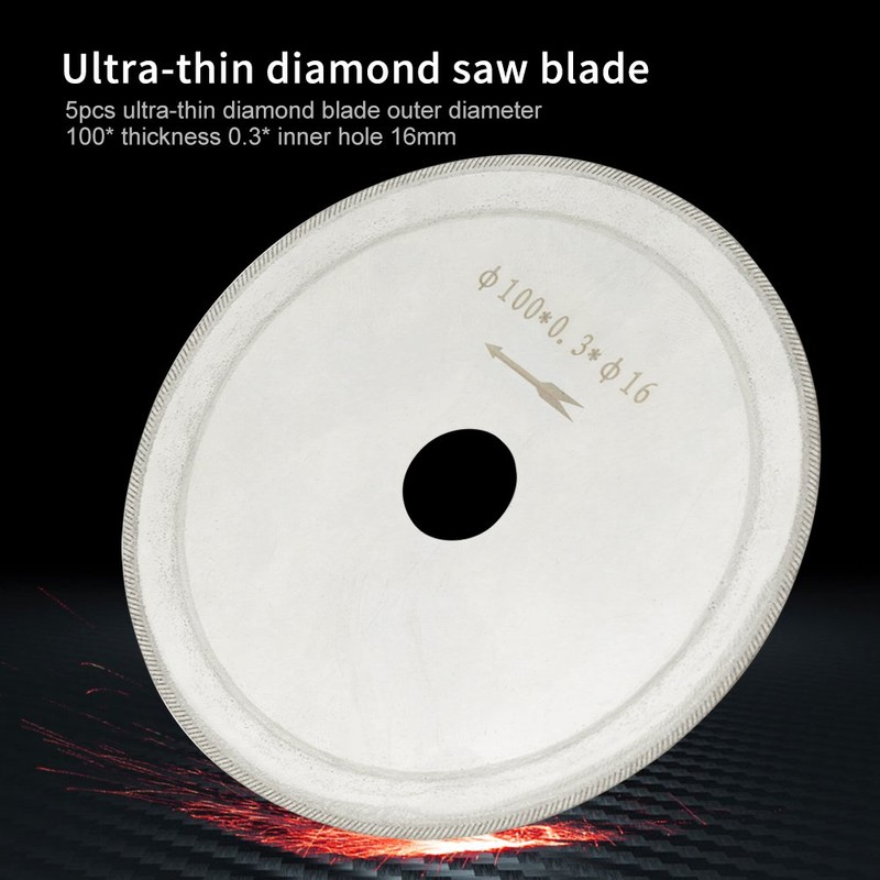 Yosoo Diamond Blade Gemstone Cutting Blade Thin Diamond Thin Groove