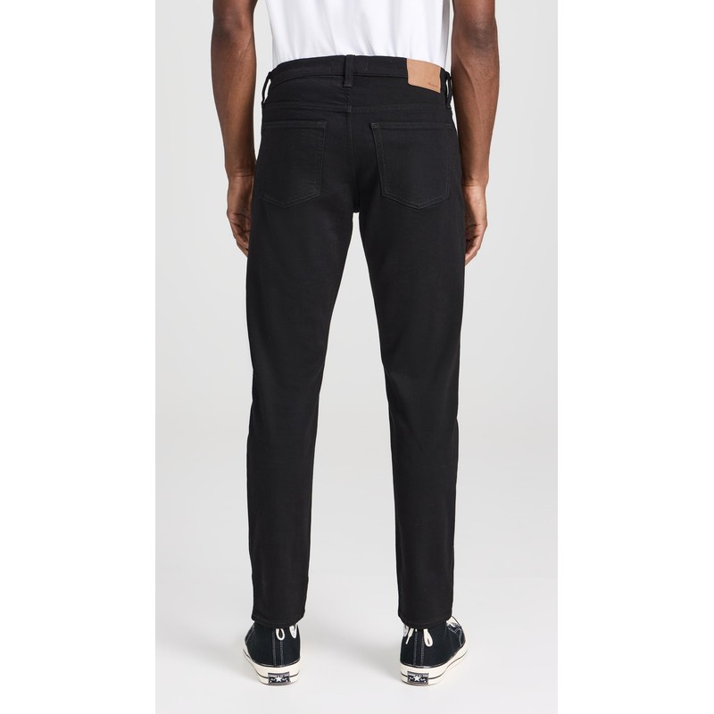 Madewell Men's Athletic Slim Coolmax Jeans, Bainhart Wash, Black, 36