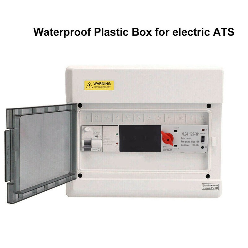 4P Dual Power Automatic Transfer Switch High Temperature Resistant Double