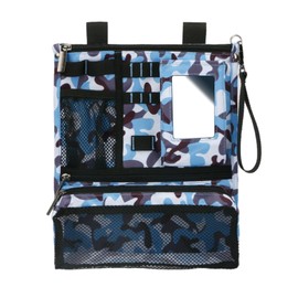 Golf Accessory Bag Pouch - Zippered Valuables Bag - Zippered Valuables Bag, Foldable Storage Bag, Multifunctional Golf Pocket for Ball Marker, Gloves, Cellphone