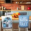 Windkream 6 Pcs Fall Chair Covers Set Autumn Chair Back