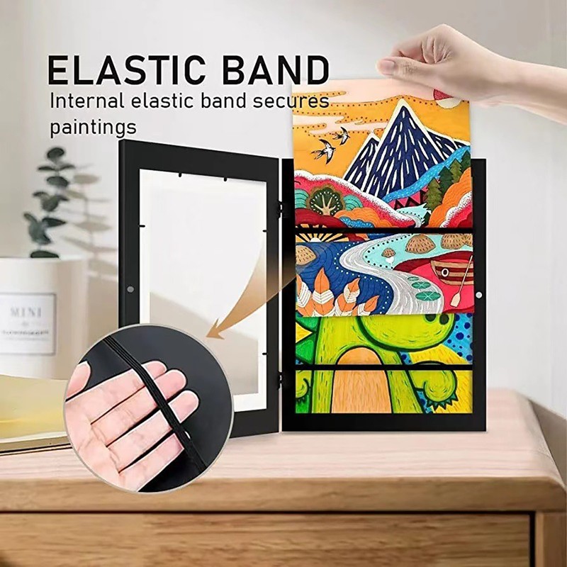 Children's Art Wooden Frame Photo Frame Decorative Photo Frame Kids