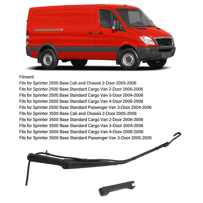 Front Left Windshield Wiper Arm A9018200044 Heat Resistant Smooth Operation
