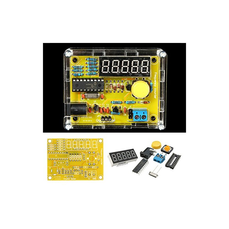1Hz-50MHz Crystal Oscillator Tester Frequency Counter Tester Meter Cymometer Measurement