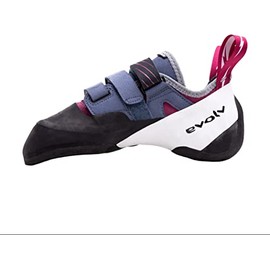 Evolv Shaman LV Climbing Shoe - Beet Red/Slate 6