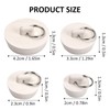 4 Pack Rubber Plug with Hanger, Universal Drain Plug for
