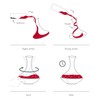 Vacu Vin Swirling Carafe - Crystal Glass Wine Decanter -