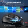 TECKNET Wired Gaming Mouse, 8000 DPI Adjustable Optical Sensor USB