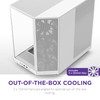 NZXT H6 Flow | CC-H61FW-01 | Compact Dual-Chamber Mid-Tower Airflow