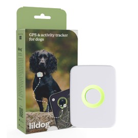 Lildog 2 GPS & Activity Tracker for Dogs | Waterproof, Lightweight, Shockproof | Live GPS Tracking & Location History | Pedometer & Activity Monitor | Made in Norway | For All Dog Breeds