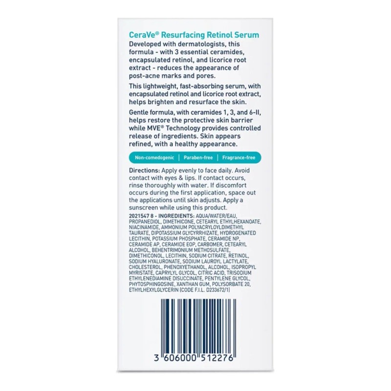 Equate Beauty Resurfacing Retinol Serum 30ml Tipo De Piel Todo