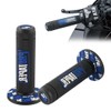 Pitbike 1 Pair Black Blue 22/24 mm Handlebar Grips 7/8 Inch Rubber for Motorcycle Brakes