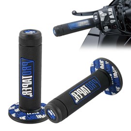 Pitbike 1 Pair Black Blue 22/24 mm Handlebar Grips 7/8 Inch Rubber for Motorcycle Brakes