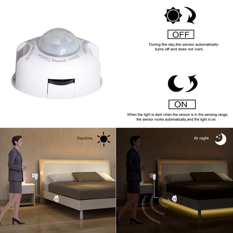 FOLGEMIR 4 m Warm White LED Bed Night Light, Flexible