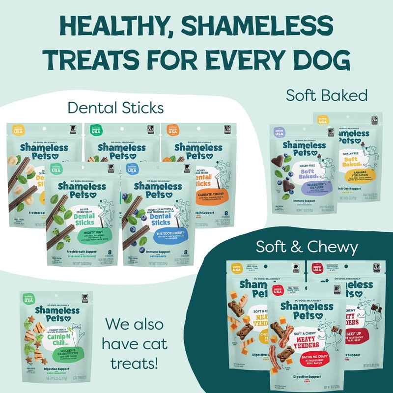 Shameless Pets Crunchy Dog Treats - Snack Mix Variety, 10oz
