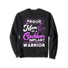 Cochlear Implant Support Proud Mom Hearing Loss Awareness Sweatshirt