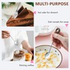 MIRKUZI Coffee Spoon & Mocha Spoon 4 Piece Spoon Set,