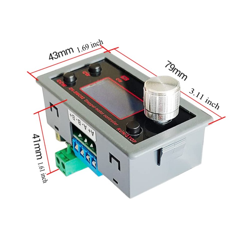 DC 5-30V 4A Stepper Motor Driver Controller Integrated Board Forward/Reverse