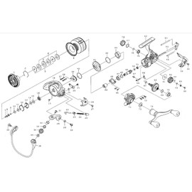 Genuine DAIWA 19 Emerald LT3000S-CH-DH Spool Part #6 Part Code 6Q526201