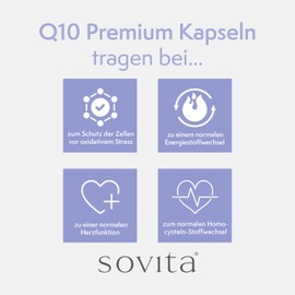 sovita Q10 Premium Capsules | Dietary Supplement | 60 Capsules