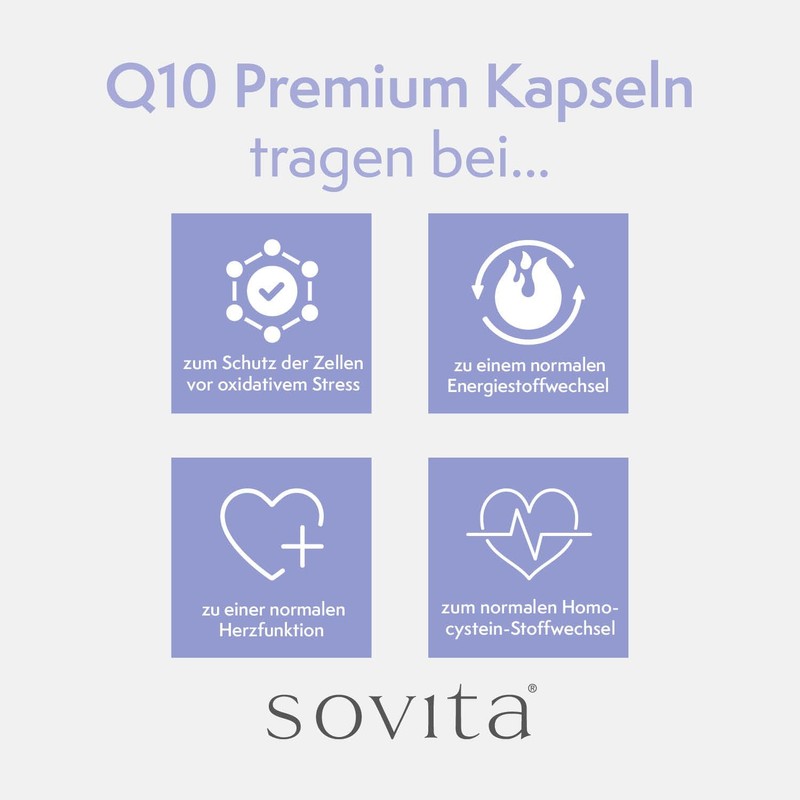 sovita Q10 Premium Capsules | Dietary Supplement | 60 Capsules