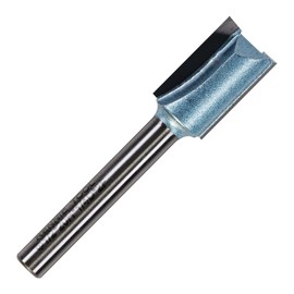 Rennie Tools - 12.7mm (1/2") Cutting Diameter x 20mm Flute x 1/4" Shank TCT Tipped 2 Flute Straight Router Cutter Bit. Compatible With Makita Bosch Trend Katsu Dewalt Router Etc. 12.7mm Router Bit