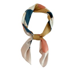 Livrerpi - Bufanda de seda para la cabeza, de satén a la moda, bufanda cuadrada para el cabello, regalos para mujeres, 27.5 x 27.5 pulgadas, 01 A026-1 Pintura al óleo Rosa, 27.5"x 27.5" Satin