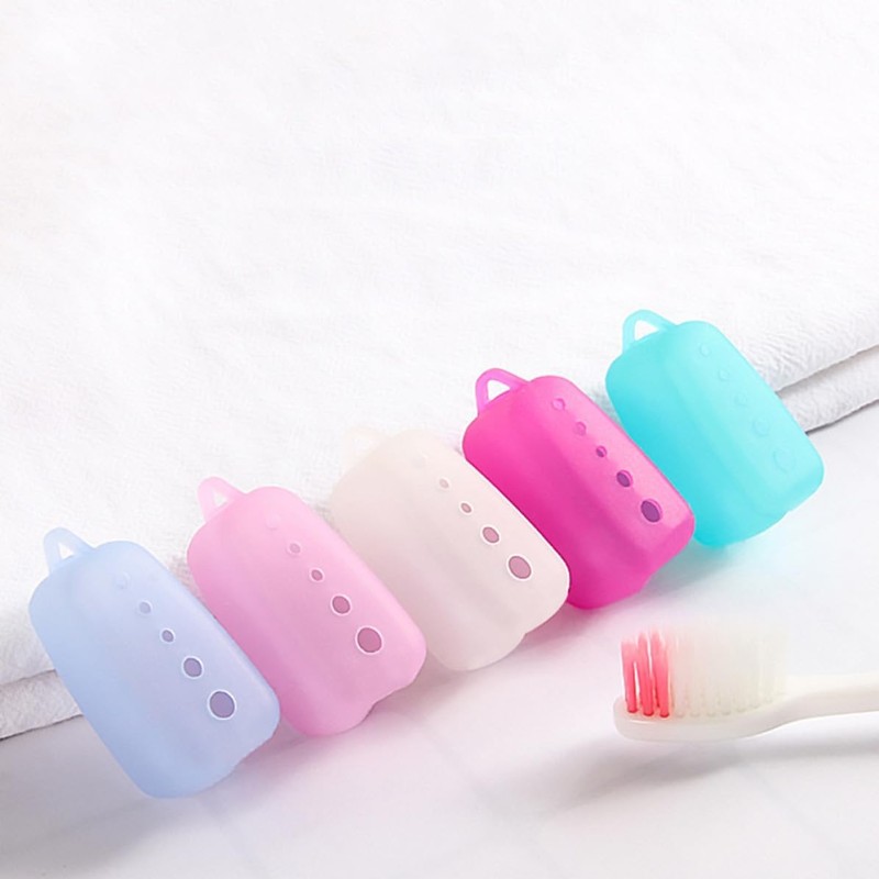 10 Piezas Funda para Cepillo de Dientes de Protector Portátil