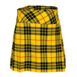 ARCTIC UNIQUE Ladies Knee Length Kilt Skirt 20" Length Tartan Pleated Kilts Buckled Straps (CA/US, Waist, 26, Regular, MACLEOD of Lewis)