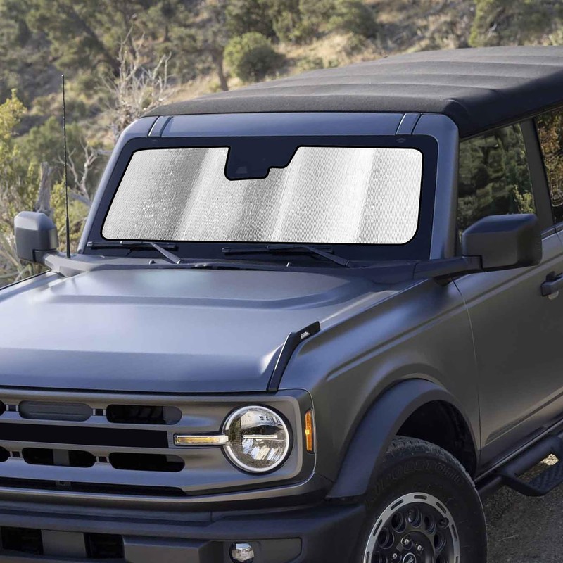 JAKISIMA Windshield Sun Shade, Shade Heat Shield Sunshade Windshield Window