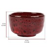 BambooMN Brand - Matcha Tea Bowl - Deep Red with