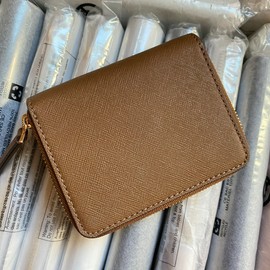 Tory Burch New Tory Burch Emerson Mini Saffiano Leather Wallet Moose 147606