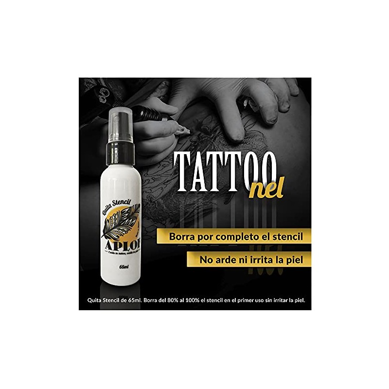 APLOF - TATTOO NEL | Quita Stencil 65ml | Borra